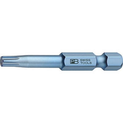 Đầu Bits Hoa Thị Torx T20 Dài 50mm Pb Swiss Tools Pb E6,400/20-50 - Hàng Chính Hãng 100% từ Thụy Sĩ