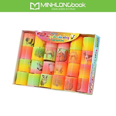 Đồ Chơi DUKA: 24 Lò Xo Bảy Sắc Cầu Vồng - Vườn Bách Thú - DK81317