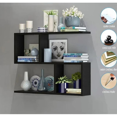 Kệ Gỗ Treo Tường 3 Tầng Tundo CTKT36 KT 80/58 x 55 x 15cm