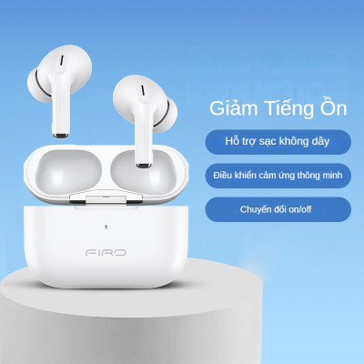 Tai Nghe Bluetooth FIRO Fi5 Pro2 - Tai Nghe Không Dây FIRO Công Nghệ Bluetooth V5.3 - Kháng Nước IPX5 - Điều Khiển Cảm Ứng Thông Minh - Âm Bass Cực Hay - Chống Ồn Cực Tốt - Tai Nghe FIRO Fi5 Pro2 Tương Thích Với Tất Cả Dòng Máy - Hàng Chính Hãng