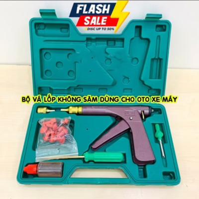 BỘ VÁ LỐP KHÔNG SĂM XE MÁY ÔTÔ XE ĐIỆN THẾ HỆ MỚI CAO CẤP CHO MỌI GIA ĐÌNH