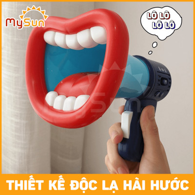Loa đồ chơi cho bé loa mini thay đổi giọng nói phát thanh cầm tay tặng PIN
