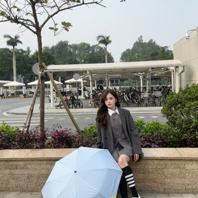 Ô dù che mưa che nắng chống UV Basic Nason Umbrella 8 nan đóng mở tự động gấp nhỏ gọn cầm tay