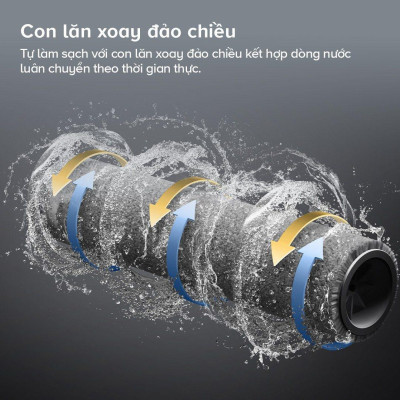 Máy Hút Bụi Lau Sàn Roborock F25 Sấy Giẻ Lau Bằng Khí Nóng Khử Khuẩn 22.000 Pa - Hàng Chính Hãng