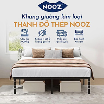 Giường Sắt NOOZ Chịu Lực Cao Thiết Kế Hiện Đại Dễ Lắp Ráp NOOZ Home Goods Metal Platform Bed Frame