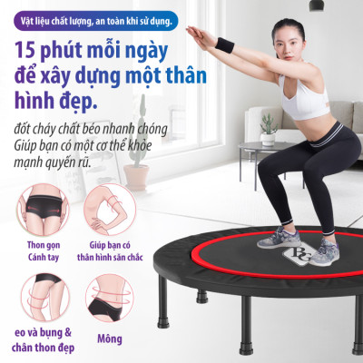 BG Sàn nhún 40INCH lò xo cao cấp, Trampoline (100x100cm) - Hàng nhập khẩu