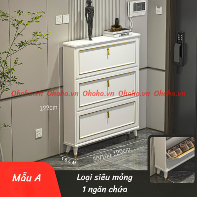 Tủ giày thông minh siêu mỏng cao cấp Ohaha - TGCC021