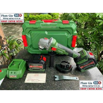Máy Mài Pin AKUZA 01BL Cao cấp - Không chổi than có chỉnh lực điện tử, Pin 15 cell x2 - Bảo hành chính hãƞg