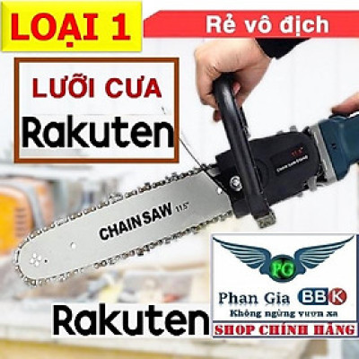 [ LOẠI XỊN ] Lưỡi cưa xích gắn máy mài - Bộ chuyển đổi máy mài thành máy cưa - Cắt gỗ - Cắt cành - Có bình dầu tự động