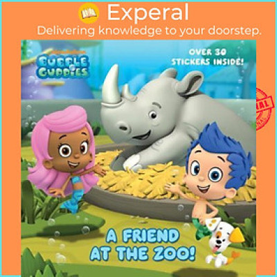 Sách - A Friend at the Zoo (Bubble Guppies) by Random House (US edition, paperback)
