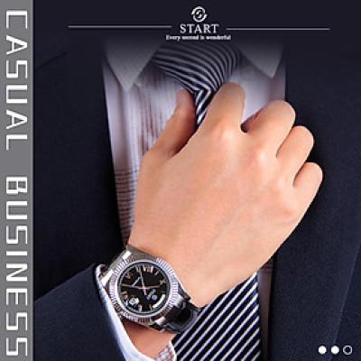 【START】Đồng hồ nam Mặt số ký tự la mã đồng hồ cơ tự động nam chống nước chức năng hiển thị thứ ngày chất lượng Thụy Sĩ
