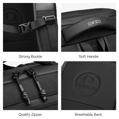 Ba Lô Du Lịch Leo Núi OZUKO Chống Thấm Nước Kích Cỡ Lớn Dành Cho Nam Giớ