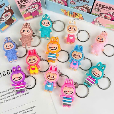 [Fullbox 24 Hộp] Blind Box Móc Khoá Labubu, Móc Khoá Cappybara, Hộp Quà Bí Mật, Quà Tặng Cho Bé