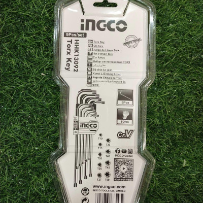 BỘ LỤC GIÁC BÔNG 9 CÂY T10-50 INGCO HHK13092 - HÀNG CHÍNH HÃNG