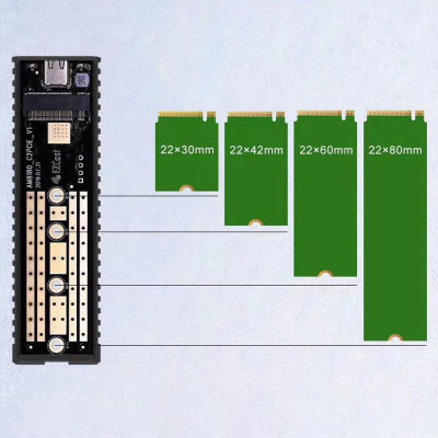 Hộp ổ cứng SSD Type-C cho PC phổ thông
