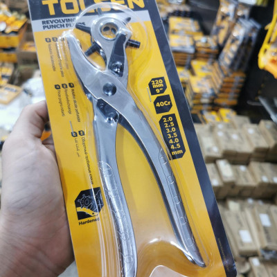 KỀM BẤM LỖ 9 INCH 220MM TOLSEN 10101 - HÀNG CHÍNH HÃNG
