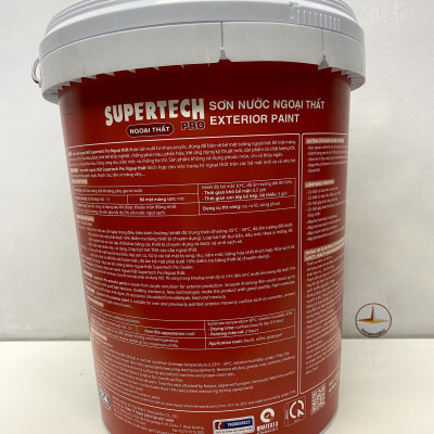 Sơn nước Toa Supertech ngoại thất màu xanh 7506 _ 18L