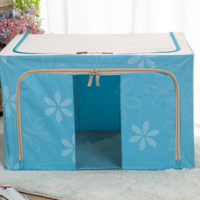 Túi vải đựng quần áo chăn màn khung sắt gấp gọn cỡ đại 66L - Túi vải đựng đồ đa năng chống thấm nhiều mẫu mã, họa tiết cao cấp - Hàng chính hãng D Danido