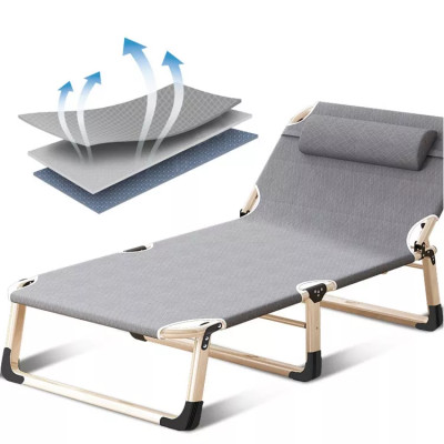 Folding Bed Single Bed with Mattress Easy Storage Space Saving 100 Kg Load. Giường gấp Giường đơn có nệm Dễ dàng cất giữ Tiết kiệm không gian Tải trọng 100 Kg