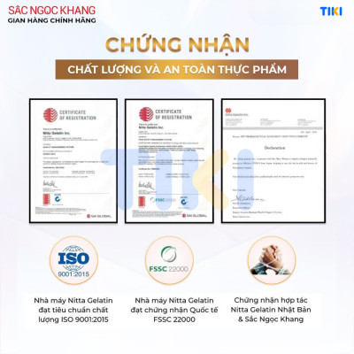 [NEW] Nước uống đẹp da Collagen Dipeptide Sắc Ngọc Khang tinh khiết nhập khẩu từ Nhật Bản, đạt chuẩn hàm lượng hấp thụ nhanh & vượt trội giúp trẻ hóa làn da - săn chắc và sáng mịn