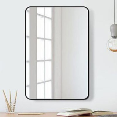 Gương Groves chữ nhật viền khung nhômđen Gtd- 700x500 mm (sang trọng hiện đại, quý phái)