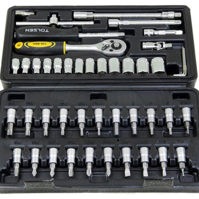 BỘ TÍP 46 CHI TIẾT 1/4 INCH TOLSEN 15138 - HÀNG CHÍNH HÃNG