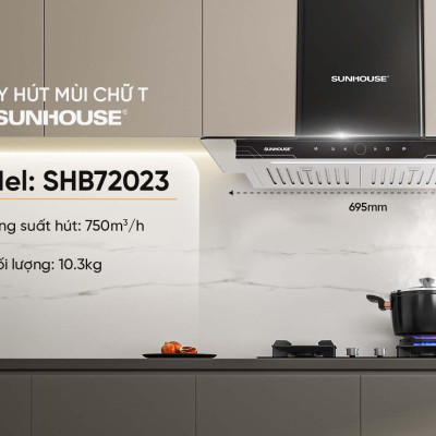 Máy Hút Mùi Chữ T Sunhouse SHB72023 - Hàng Chính Hãng