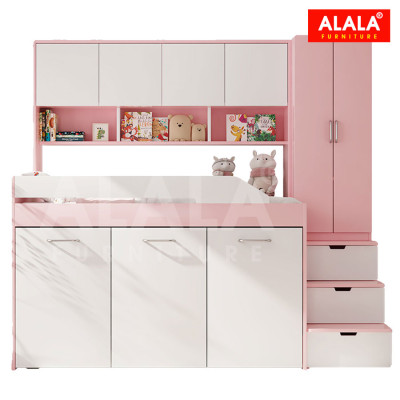 Giường tầng thấp ALALA159 đa năng/ Miễn phí vận chuyển và lắp đặt/ Đổi trả 30 ngày/ Sản phẩm được bảo hành 5 năm từ thương hiệu ALALA/ Chịu lực 700kg