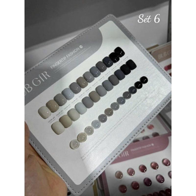 Set Sơn Gel BUBGIR 12 Màu Xanh Xám Số 40 Làm Nail Chuẩn Màu Chai 15ml, Tặng Bảng Màu Cao Cấp, Sơn Móng BUB GIR Đậm Mướt Không Lem, Bền Màu Nữ Women