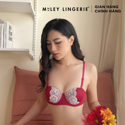 Áo Ngực Cúp Ngang Phối Viền Ren  Miley Lingerie BRM04202