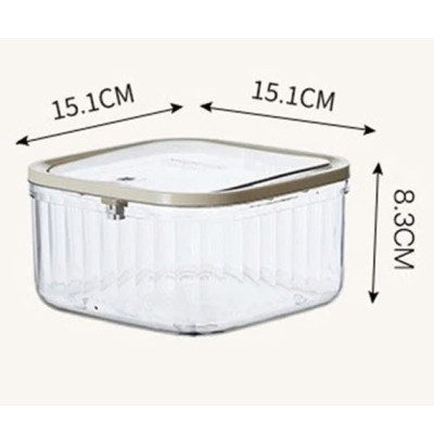 Hộp Rác Mini Để Bàn Văn Phòng, Hộp Đựng Rác Trong Suốt Có Nắp Bật - Hàng chính hãng
