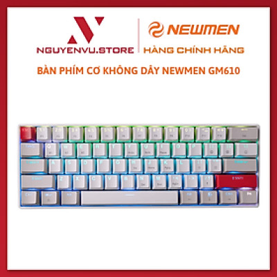 Bàn phím cơ không dây Newmen GM610 - Hàng chính hãng