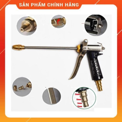 ️ Bộ dây vòi xịt nước rửa xe, tưới cây , tăng áp 3 lần, loại 20m 206318 đầu đồng,đai, + mở chai