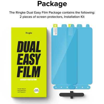 Dán full màn hình dành cho Google Pixel 8 Pro / Pixel 8 RINGKE Dual Easy Film - Hàng Chính Hãng