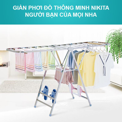 Giàn phơi để sàn Inox - Nhiều mẫu mã lựa chọn - Hàng chính hãng NIKITA 2024