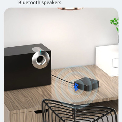 ROGTZ - Bộ Thu Phát Âm Thanh Bluetooth 5.0 2 Trong 1 BT-21, Hỗ trợ NFC, Pin 200mAh 8 Giờ, Chip Xử Lý Âm Thanh Thế Hệ Mới, 2 Cổng Âm Thanh RCA và AUX, Thiết Kế Nhỏ Gọn - Hàng Chính Hãng
