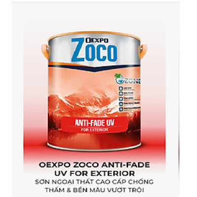 OEXPO ZOCO ANTI-FADE UV FOR EXTERIOR – SƠN NGOẠI THẤT CAO CẤP CHỐNG THẤM & BỀN MÀU VƯỢT TRỘI- OZ 80074