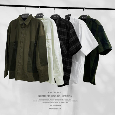 Áo Sơmi RANV RBAE MOSS & GRASS Rêu