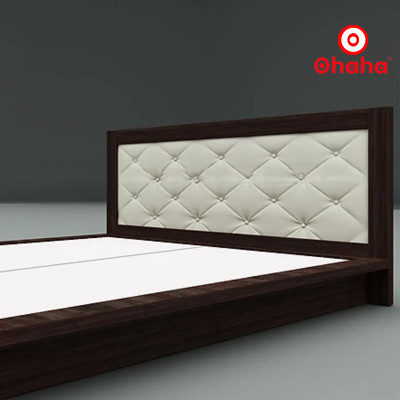 [Miễn phí vận chuyển & lắp đặt] Giường ngủ thông minh cao cấp bọc nệm đầu giường có hộc kéo gỗ công nghiệp Ohaha - GN021