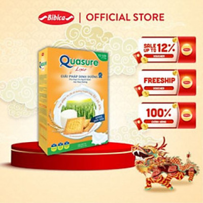 BAO BÌ MỚI - Bánh Dinh Dưỡng Quasure Light Bibica dành cho người ăn kiêng và tiểu đường - Ngũ Cốc/ Bông Lan/ Bánh Quy