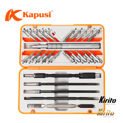 Bộ Tua Vít Đa Năng Hàng chính hãng Kapusi Nhật Bản 26 chi tiết sửa điện thoại, laptop
