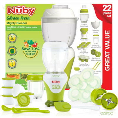 [ 5442-Nuby ] Bộ combo máy xay ăn dặm cho bé, có nhiều phụ kiện đi kèm