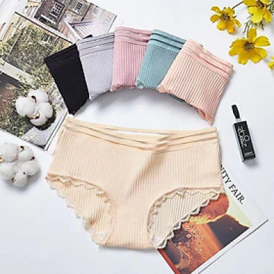 COMBO 5 QUẦN CHIP GÂN TRONG VIỀN REN