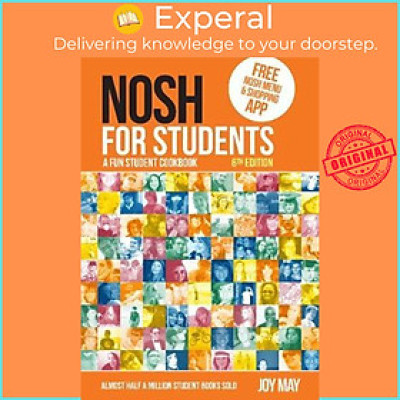 Sách - NOSH NOSH for Students : A Fun Student Cookbook - Photo with Every Recipe by Joy May (UK edition, paperback)