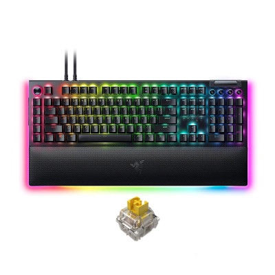 [Mới, hàng chính hãng] Bàn Phím Gaming Razer BlackWidow V4 Pro Fullsize | Cáp Type-C Tháo Rời | Razer Mechanical | ABS Double-Shot | LED RGB