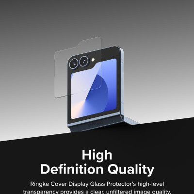 Bộ 2 Miếng Dán cường lực Ringke cho Samsung Galaxy Z Flip 6 RINGKE Cover Display Tempered Glass (Màn hình ngoài)_ Hàng chính hãng