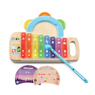 Đồ Chơi Đàn Xylophone Bằng Gỗ 2 Trong 1 Đa Sắc Màu LEAPFROG 80-615600