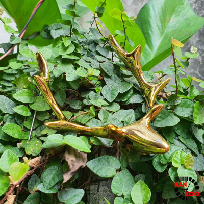 Đầu hươu trang trí, gắn đồng hồ treo tường, móc treo đồ, treo chìa khóa...