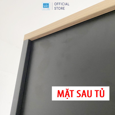 Tủ Hồ Sơ Văn Phòng Có Khóa, Để Tài Liệu Đa Dạng Kích Thước Màu Trắng Phối Vân Gỗ SIB Decor HS16