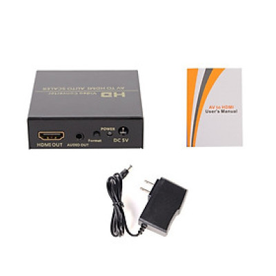 Bộ chuyển AV Audio Video sang HDMI loại cao cấp FJ-HA1308 - Hàng Nhập Khẩu